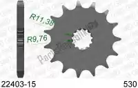 AF12240315, Afam, Ktw front 15t, 530    , New