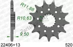 Here you can order the ktw front 13t, 520 from Afam, with part number AF12240613S: