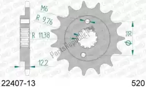 AFAM AF12240713 ktw delantero 13t, 520 - Lado inferior