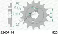 AF12240714, Afam, Ktw dianteiro 14t, 520    , Novo