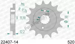 AFAM AF12240714 ktw anteriore 14t, 520 - Il fondo