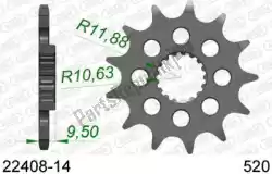 Here you can order the ktw front 14t, 520 from Afam, with part number AF12240814: