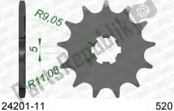 Here you can order the ktw front 11t, 520 from Afam, with part number AF12420111: