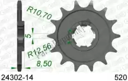 Aquí puede pedir ktw delantero 14t, 520 de Afam , con el número de pieza AF12430214: