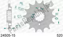 Here you can order the ktw front 15t, 520 from Afam, with part number AF12450515: