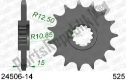 Here you can order the ktw front 14t, 525 from Afam, with part number AF12450614: