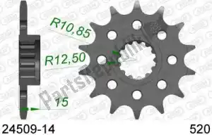 AFAM AF12450914 ktw front 14t, 520 - Onderkant