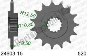 AFAM AF12460315 ktw delantero 15t, 520 - Lado inferior