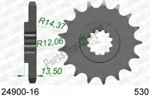 AFAM AF12490016 ktw front 16t, 530 - Onderkant