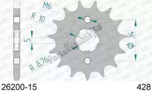 AFAM AF12620015 ktw anteriore 15t, 428 - Il fondo
