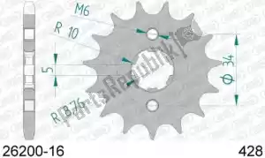 AFAM AF12620016 ktw front 16t, 428 - Bottom side