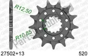 AFAM AF12750213S ktw delantero 13t, 520 - Lado inferior