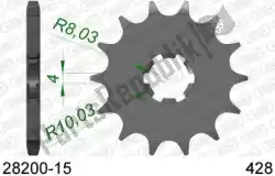 Here you can order the ktw front 15t, 428 from Afam, with part number AF12820015: