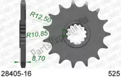 Here you can order the ktw front 16t, 525 from Afam, with part number AF12840516: