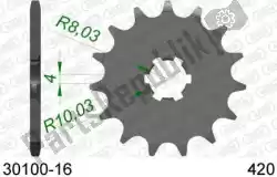 Here you can order the ktw front 16t, 420 from Afam, with part number AF13010016: