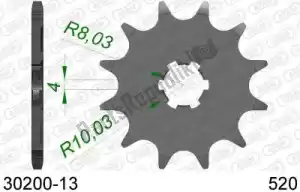 AFAM AF13020013 ktw anteriore 13t, 520 - Il fondo