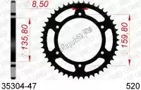 AF23530447, Afam, Ktw posteriore in acciaio 47t, 520    , Nuovo