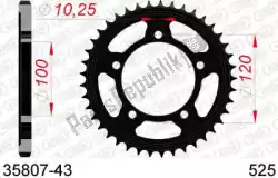 Qui puoi ordinare ktw posteriore in acciaio 43t, 525 da Afam , con numero parte AF23580743:
