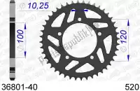 AF53680140, Afam, Ktw rear aluminum 40t, 520    , New