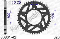 AF53680142, Afam, Ktw rear alu 42t, 520    , New