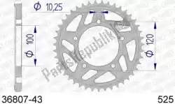 Here you can order the ktw rear alu 43t, 525 from Afam, with part number AF53680743: