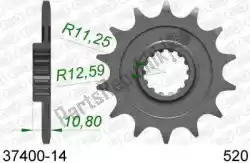 Here you can order the ktw front 14t, 520 from Afam, with part number AF13740014: