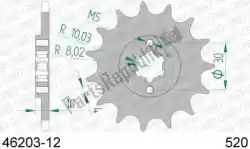 Here you can order the ktw front 12t, 520 from Afam, with part number AF14620312: