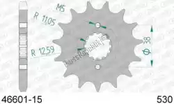 Here you can order the ktw front 15t, 530 from Afam, with part number AF14660115: