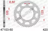 AF24710360, Afam, Ktw rear steel 60t, 420    , Nieuw