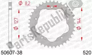 AFAM AF25060738 ktw posteriore in acciaio 38t, 520 - Il fondo