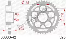 Ici, vous pouvez commander le ktw acier arrière 42t, 525 auprès de Afam , avec le numéro de pièce AF25080042: