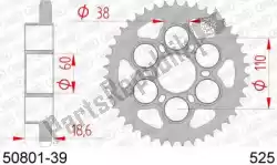 Qui puoi ordinare ktw posteriore in acciaio 39t, 525 da Afam , con numero parte AF25080139: