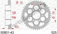 AF25080143, Afam, Ktw acier arrière 43t, 525    , Nouveau