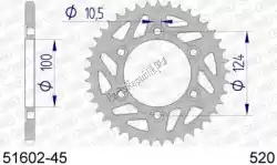 Ici, vous pouvez commander le ktw arrière aluminium 45t, 520 auprès de Afam , avec le numéro de pièce AF55160245: