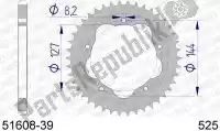 AF55160839, Afam, Ktw posteriore alu 39t, 525    , Nuovo