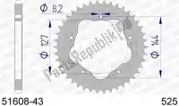 AF55160843, Afam, Ktw posteriore alu 43t, 525    , Nuovo