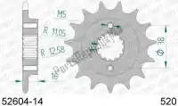 AF15260414, Afam, Ktw delantero 14t, 520    , Nuevo