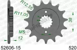 Here you can order the ktw front 15t, 520 from Afam, with part number AF15260615: