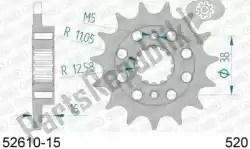 Here you can order the ktw front 15t, 520 from Afam, with part number AF15261015: