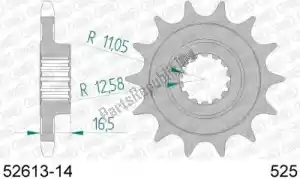 AFAM AF15261314 ktw front 14t, 525 - Onderkant