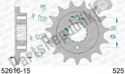 Aqui você pode pedir o ktw dianteiro 15t, 525 em Afam , com o número da peça AF15261615: