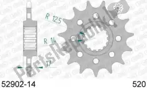 AFAM AF15290214 ktw front 14t, 520 - Onderkant