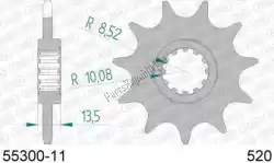 Here you can order the ktw front 11t, 520 from Afam, with part number AF15530011: