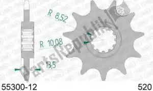 AFAM AF15530012 ktw front 12t, 520 - Bottom side