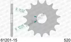 Here you can order the ktw front 15t, 520 from Afam, with part number AF16120115: