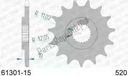 Here you can order the ktw front 15t, 520 from Afam, with part number AF16130115: