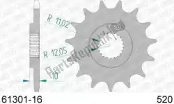 Here you can order the ktw front 16t, 520 from Afam, with part number AF16130116: