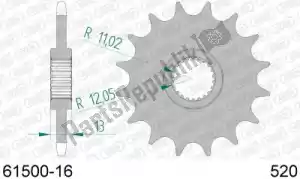 AFAM AF16150016 ktw front 16t, 520 - Bottom side