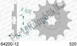 Here you can order the ktw front 12t, 520 from Afam, with part number AF16420012: