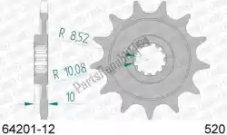 Here you can order the ktw front 12t, 520 from Afam, with part number AF16420112: